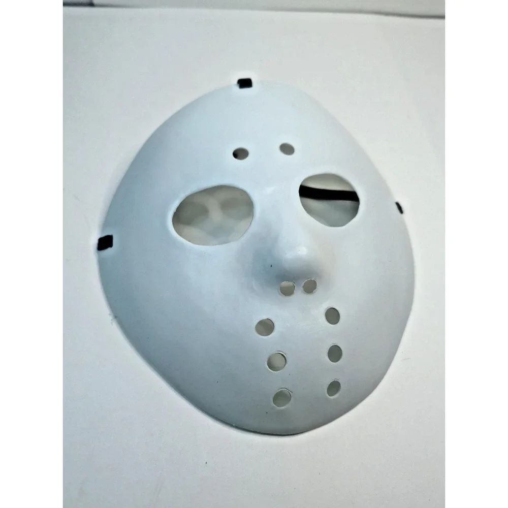 Vintage 1987 Jason Hockey Mask Friday The 13th Rubies Costume Horror Mask